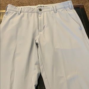 Adidas, 32 x 30 Gray Pants, Moisture Wicking, Golf
